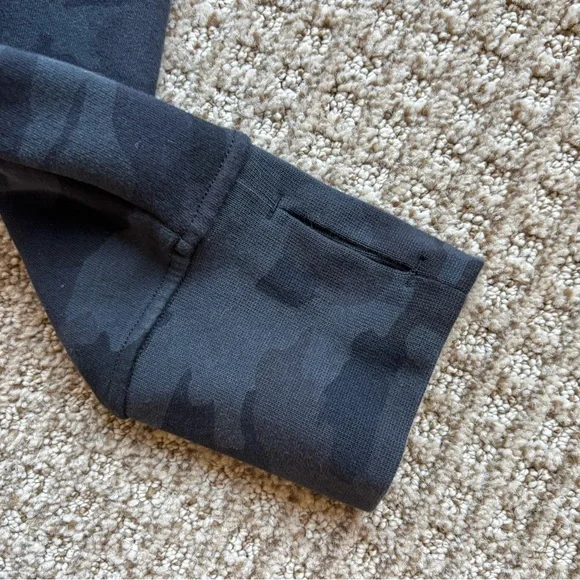 Lululemon Athletica gray and black camouflage scuba full zip hoodie - Picture 3 of 4